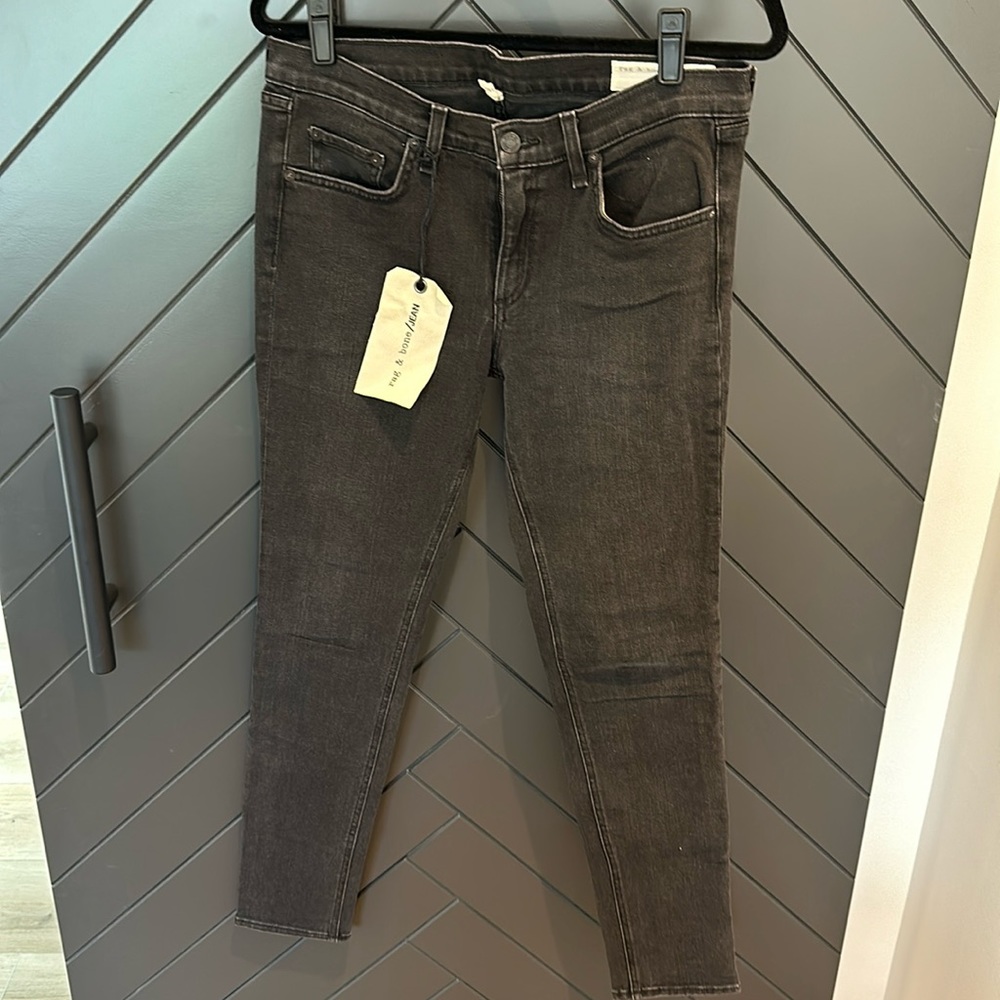 Dark gray Rag & Bone skinny jeans